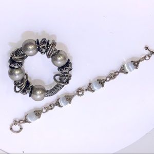Vintage inspired Fashion Jewelry, Two Bracelets